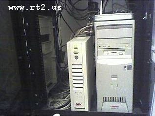 PHoto of the RT2 server and associated goodies.